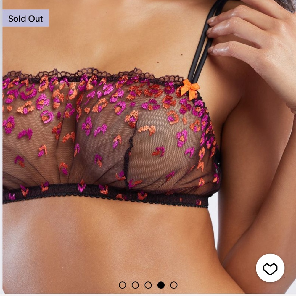 sunset leopard bandeau